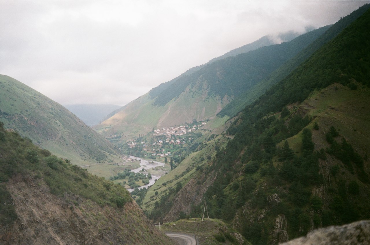 Вид на с. Кина, Рутульский район, Республика Дагестан